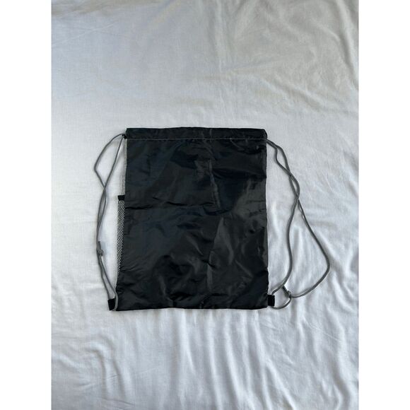 CAT Gray and Black Drawstring Bag, Caterpiller Bag, School Bag - Picture 4 of 5
